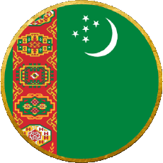 Banderas Asia Turkmenistán Ronda 