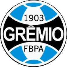 1966-1980-Sports Soccer Club America Logo Brazil Grêmio  Porto Alegrense 