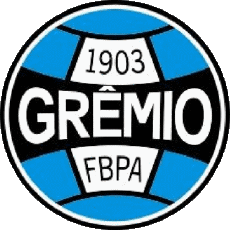 1983-1987-Deportes Fútbol  Clubes America Logo Brasil Grêmio  Porto Alegrense 1983-1987
