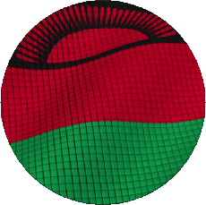 Drapeaux Afrique Malawi Rond 