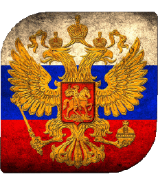 Drapeaux Europe Russie Carré 