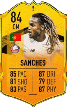 Multimedia Vídeo Juegos F I F A - Jugadores  cartas Portugal Renato Sanches 