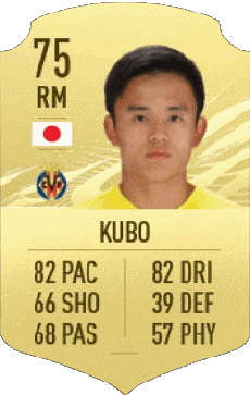 Multimedia Vídeo Juegos F I F A - Jugadores  cartas Japón Takefusa Kubo 