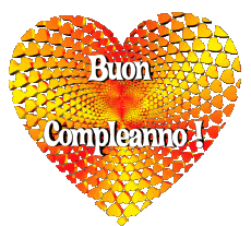 Nachrichten Italienisch Buon Compleanno Cuore 007 