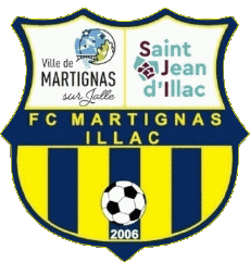 Sports FootBall Club France Logo Nouvelle-Aquitaine 33 - Gironde FC Martignas-Illac 