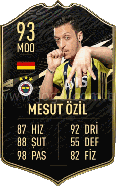 Multimedia Videogiochi F I F A - Giocatori carte Germania Mesut Özil 