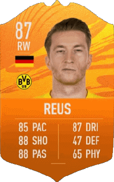 Multimedia Vídeo Juegos F I F A - Jugadores  cartas Alemania Marco Reus 