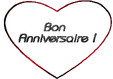 Messages French Bon Anniversaire Coeur 001 