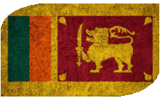 Banderas Asia Sri Lanka Rectángulo 