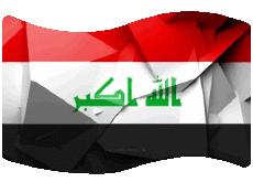 Flags Asia Iraq Rectangle 
