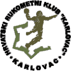 Sport Handballschläger Logo Kroatien Karlovac 