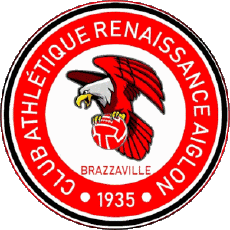 Sports Soccer Club Africa Logo Congo Club Athlétique Renaissance Aiglon Brazzaville 