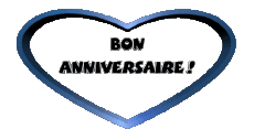 Mensajes Francés Bon Anniversaire Coeur 002 