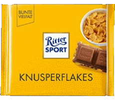 Knusperflakes-Essen Pralinen Ritter Sport 