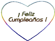 Mensajes Español Feliz Cumpleaños Corazón 001 