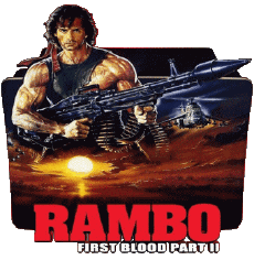 Multi Media Movies International Rambo Logo First blood part 2 