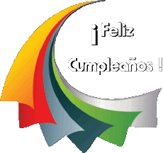 Mensajes Español Feliz Cumpleaños Abstracto - Geométrico 019 