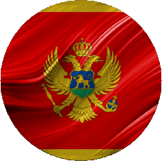 Bandiere Europa Montenegro Tondo 