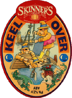 Keel Over-Getränke Bier UK Skinner's 