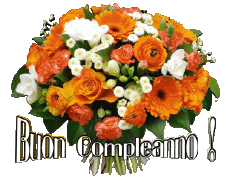 Messages Italien Buon Compleanno Floreale 006 