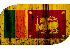 Banderas Asia Sri Lanka Rectángulo 