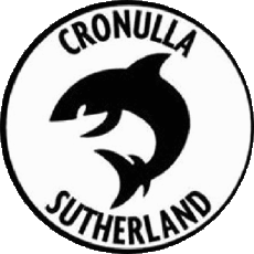 Logo 1968-Sports Rugby Club Logo Australie Cronulla Sharks Logo 1968