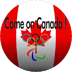 Messagi Inglese Come on Canada Olympic Games 02 