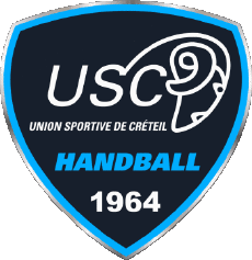 Sport Handballschläger Logo Frankreich Créteil - USC 