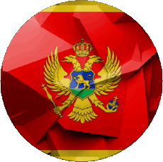 Flags Europe Montenegro Round 
