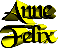 First Names FEMININE - France A Composed Anne Félix 