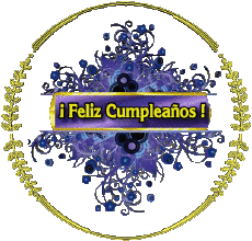 Messages Espagnol Feliz Cumpleaños Floral 009 