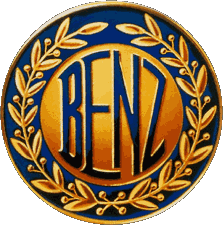 1909-1916-Transporte Coche Mercedes Logo 