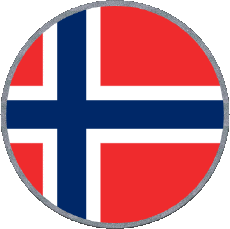 Banderas Europa Noruega Ronda 