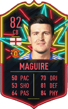 Multi Média Jeux Vidéo F I F A - Joueurs Cartes Angleterre Harry Maguire 