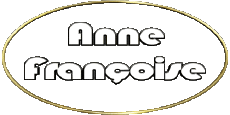 Nome FEMMINILE - Francia A Composto Anne Françoise 