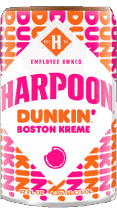 Dunkin&#039; Boston kreme-Bebidas Cervezas USA Harpoon Brewery 
