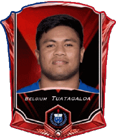 Sportivo Rugby - Giocatori Samoa Belgium Tuatagaloa 