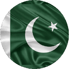 Fahnen Asien Pakistan Runde 