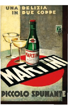 Humor -  Fun KUNST Retro Poster - Marken Martini 
