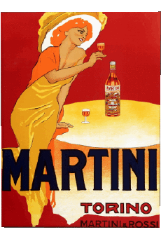 Humor -  Fun KUNST Retro Poster - Marken Martini 