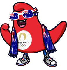 Australia-Sportivo Olimpiadi Paris 2024 Tifosi - Oceania Australia