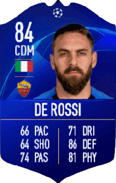 Multimedia Videospiele F I F A - Karten Spieler Italien Daniele De Rossi 