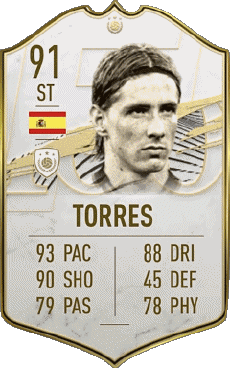 Multimedia Vídeo Juegos F I F A - Jugadores  cartas España Fernando Torres 