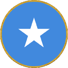 Drapeaux Afrique Somalie Rond 