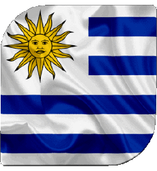 Banderas América Uruguay Plaza 