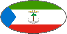 Flags Africa Equatorial Guinea Oval 01 