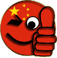 Bandiere Asia Cina Faccina - OK 