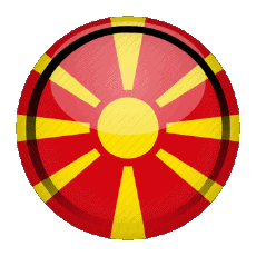 Fahnen Europa Mazedonien Rund - Ringe 
