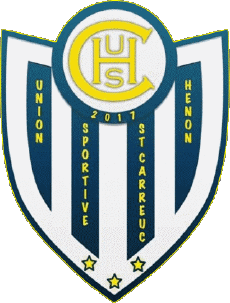 Sports FootBall Club France Logo Bretagne 22 - Côtes-d'Armor USCH - Union Sportive de Saint Carreuc Hénon 