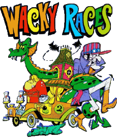 Multimedia Cartoons TV Filme Wacky Races Englisches Logo 